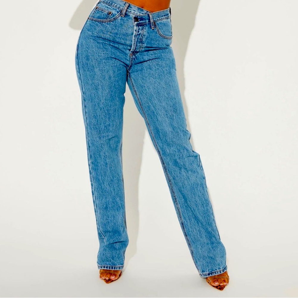 Long straight jeans